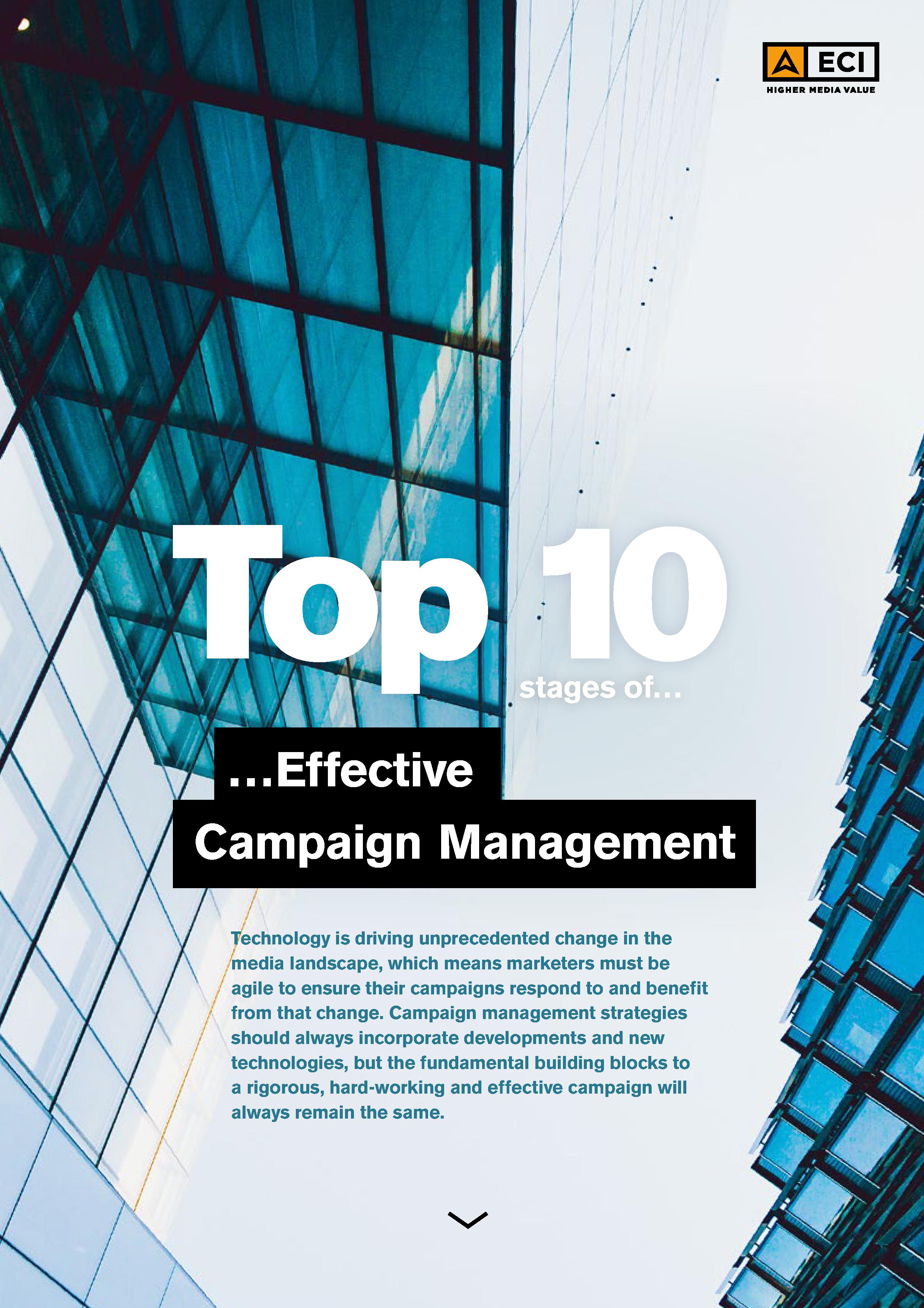 Top 10 stages of Effective Campaign Management